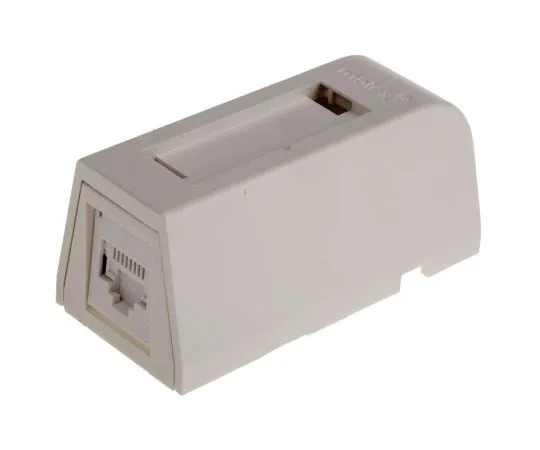 63-7566-93　Molex Premise Networks Cat6 1 Way RJ45 Surface Box,With UTP Shield Type　SBX-00005-02