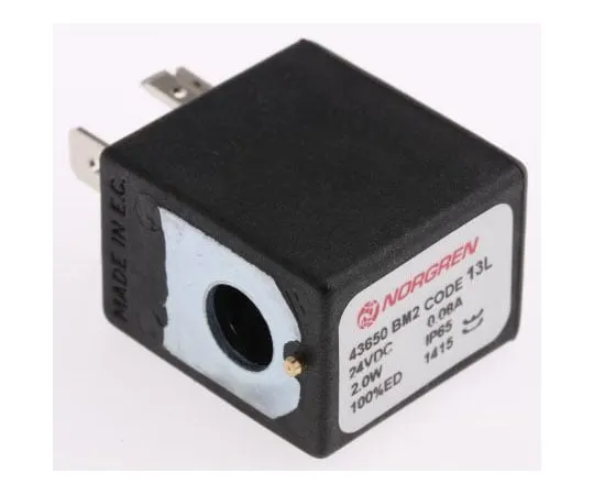 63-7638-16　IMI Norgren 24V dc 2W Replacement Solenoid Coil, Compatible With V60, V61, V62, V63　V10626-A13L