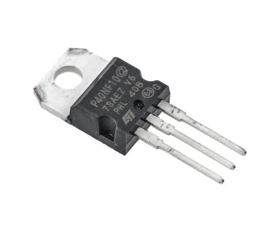63-7579-57　STP40NF10 N-Channel MOSFET, 50 A, 100 V STripFET, 3-Pin TO-220 STMicroelectronics　STP40NF10