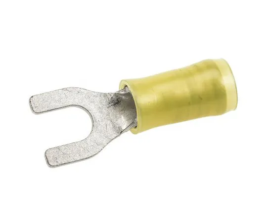 63-7557-42　TE Connectivity PIDG Series Insulated Crimp Spade Connector, 2.6mm² to 6.6mm², 12AWG to 10AWG, M5 Stud Size Nylon,　32589