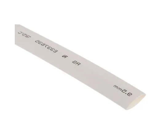 63-7710-24　RS Pro White No Heat Shrink Tubing 9.5mm Sleeve Dia. x 6m Length 2:1 Ratio　700-4775