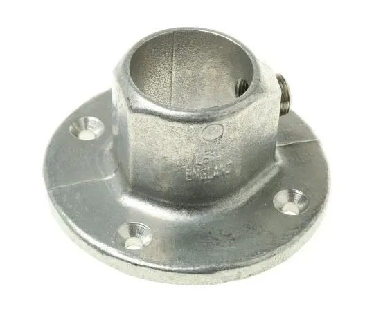 63-7584-54　Kee Lite Aluminium L61 Wall Flange, 42.4mm Round Tube, Type 7　L61-7