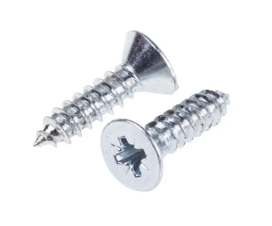 63-7627-50　RS Pro Bright Zinc Plated Steel Self Tapping Screw N°10 x 3/4in Long 19mm Long　546-5575