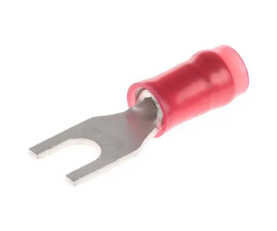 63-7681-37　TE Connectivity PIDG Series Insulated Crimp Spade Connector, 0.3mm² to 1.4mm², 22AWG to 16AWG, M3.5 Stud Size Nylon, Red　34541