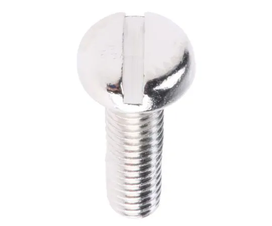 63-7574-16　RS Pro, M3.5 Pan Head, 12mm Brass Slot Nickel Plated0.6　482-8593