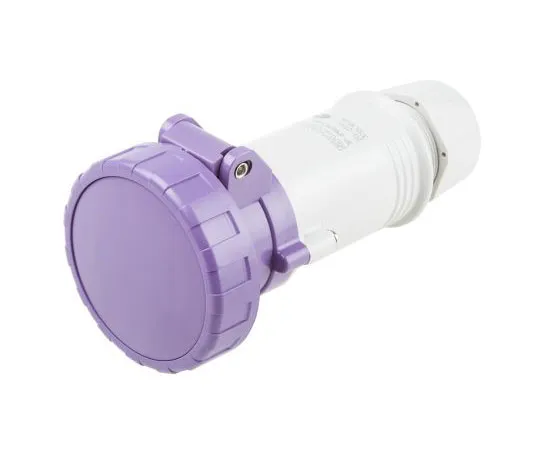 63-7665-59　RS PRO IP66, IP67 Purple Cable Mount 3P Industrial Power Socket, Rated At 16A, 20 → 25 V　668-5398