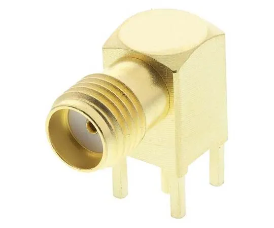 63-7742-10　Telegartner Right Angle 50Ω PCB Mount SMA Connector, Solder Termination　J01151A0191