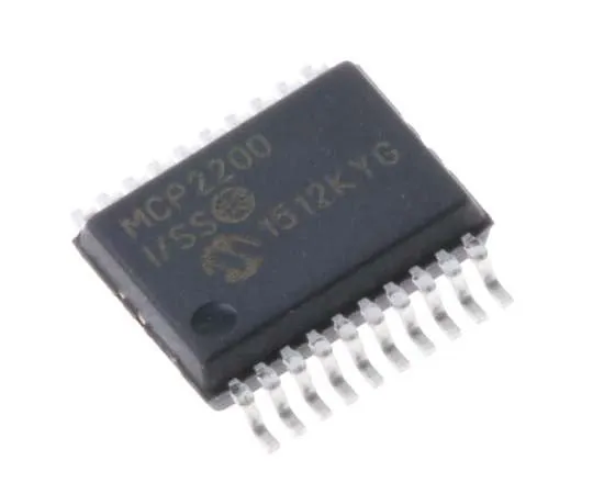 63-7706-75　Microchip MCP2200-I/SS, USB Controller, 12Mbps, USB 2.0, 5.5 V, 20-Pin SSOP　MCP2200-I/SS