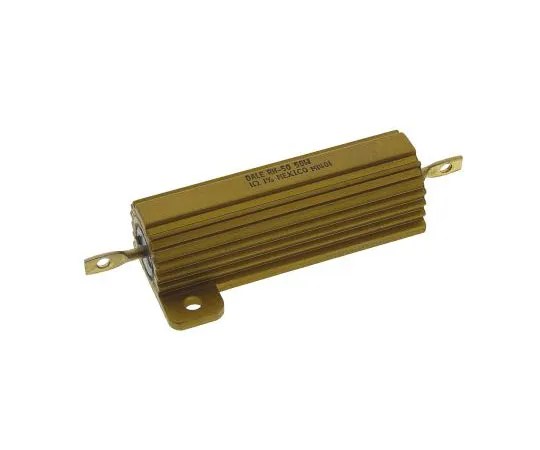 63-7688-58　Vishay RH050 Series Aluminium Ho***d Axial Wire Wound Panel Mount Resistor, 1Ω ±1% 50W　RH0501R000FE02