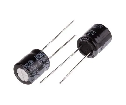 63-7736-50　RS PRO 470μF 16V dc Aluminium Electrolytic Capacitor, Through Hole 10 (Dia.) x 12mm +105°C 10mm 5mm 12mm　170-1172