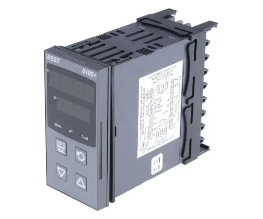 63-7573-53　West Instruments P8100 PID Temperature Controller, 96 x 48 (1/8 DIN)mm, 1 Output Relay, 100 V ac, 240 V ac Supply　P8100-2100-0000