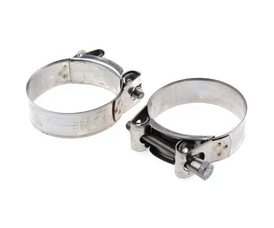 63-7712-60　MIKALOR Stainless Steel Bolt Drive, 20mm Band Width, 68mm - 73mm Inside Diameter　M0301318-0