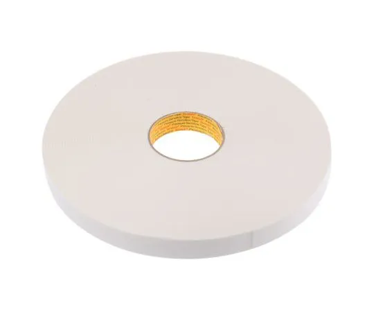 63-7558-74　3M 9536 White Foam Tape, 25mm x 66m, 1.1mm Thick　3M 9536 25MM X 66M