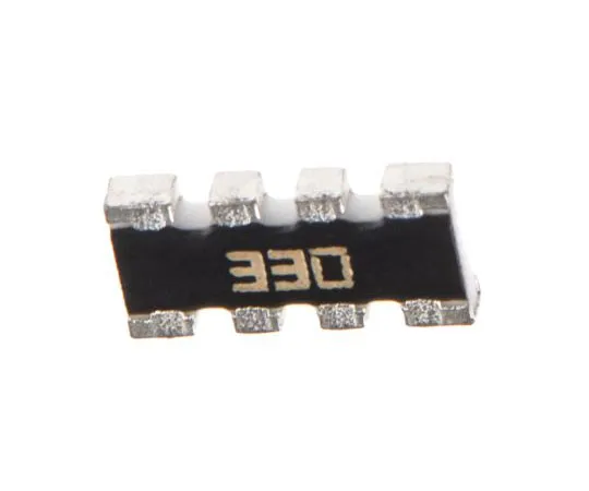 63-7609-94　Bourns CAY16 Series 33Ω ±5% Isolated SMT Resistor Array, 4 Resistors, 0.25W total 1206 (3216M) package Convex　CAY16-330J4LF