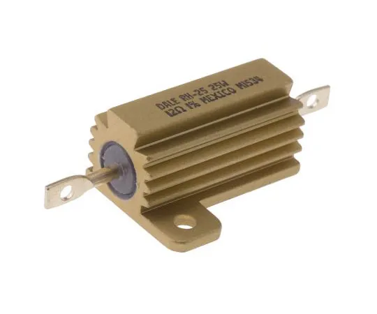 63-7688-49　Vishay RH025 Series Aluminium Ho***d Axial Wire Wound Panel Mount Resistor, 12Ω ±1% 25W　RH02512R00FE02