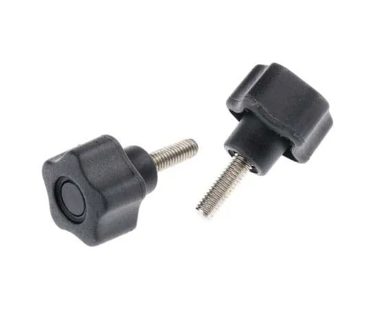 63-7715-06　RS PRO Black Thermoplastic Knob, M6 x 20　702-7636