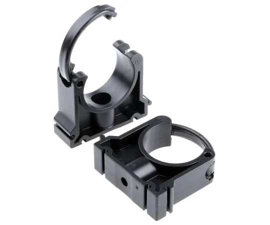 63-7647-55　Georg Fischer PP Black Saddle Clamp 22mm x , 7mm　167061089