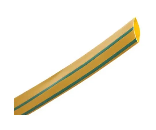 63-7710-11　RS Green/Yellow No Heat Shrink Tubing 9mm Sleeve Dia. x 5m Length 3:1 Ratio　700-4595