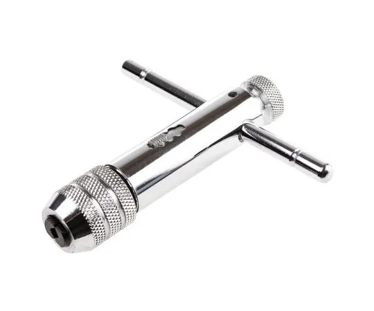 63-7597-57　EXACT Short Ratchet Tap Wrench Steel M5 → M12　5042