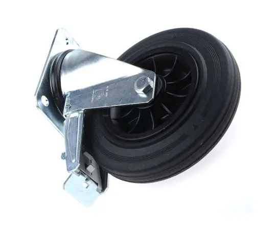 63-7664-37　LAG Braked Swivel Swivel Castor, 205kg Load Capacity, 200mm Wheel Diameter　13936 FR