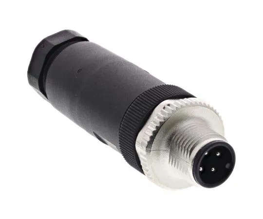 63-7726-34　Binder 713 Series M12 Cable Mount Connector, 4 contacts Socket　99-0429-12-04