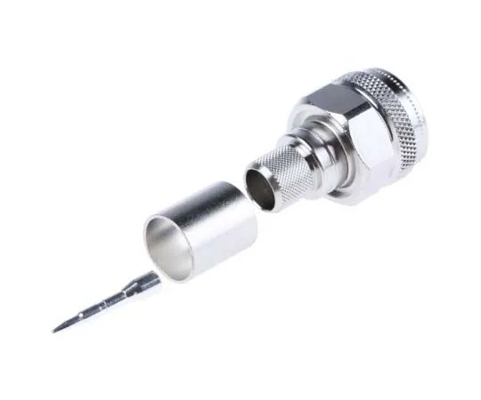 63-7741-88　Telegartner 50Ω Straight Cable Mount N Type Connector, Plug, Crimp Termination, 0 → 11GHz, 2.7/7.25, LMR400　J01020A0127