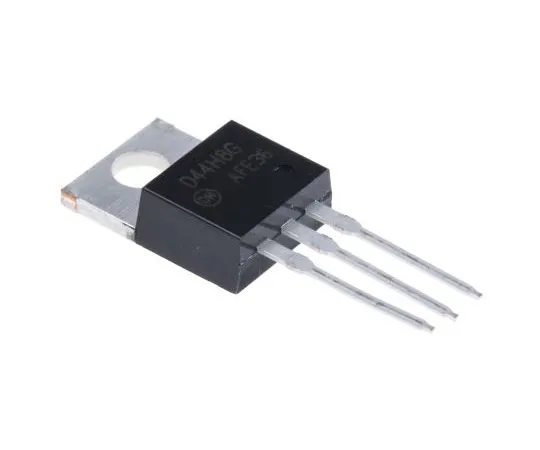 63-7626-05　ON Semi D44H8G NPN Transistor, 10 A, 60 V, 3-Pin TO-220AB　D44H8G