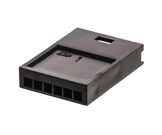 63-7598-13　TE Connectivity AMPMODU MOD II Female Connector Housing, 2.54mm Pitch, 6 Way, 1 Row　280630