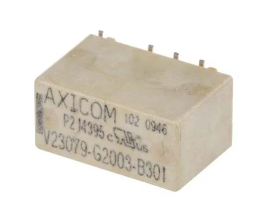 63-7750-29　TE ConnectivityP2 V23079 DPDT Non-Latching Relay PCB Mount, 12V dc Coil, 2A　V23079G2003B301