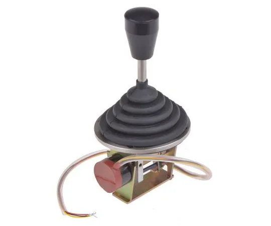 63-8039-18　Joystick Controller, 1 axes, 10 (Short Time Wiper Current) mA Teflon Wire (4Wire), -45 → +105°C　173-0770