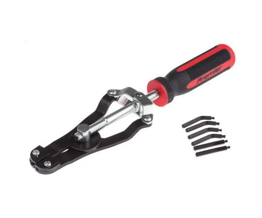 63-8042-51　RS Chrome Molybdenum Steel Circlip Pliers With Bent, Straight Tip, Range 15 → 49 mm, 9 → 45 mm　851-7525