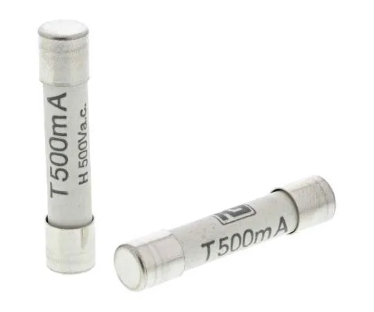 63-7759-41　RS Pro, 500mA Ceramic Cartridge F***, 6.3 x 32mm, Speed T　721-1597