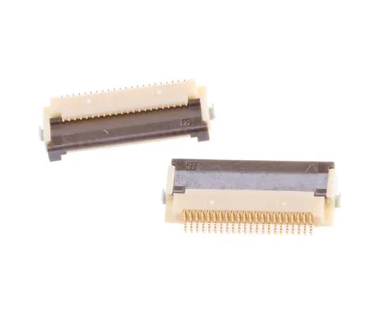 63-7961-10　Hirose FH12 0.5mm Pitch 22 Way Right Angle SMT Female FPC Connector, ZIF Bottom Contact　FH12-22S-0.5SH(55)