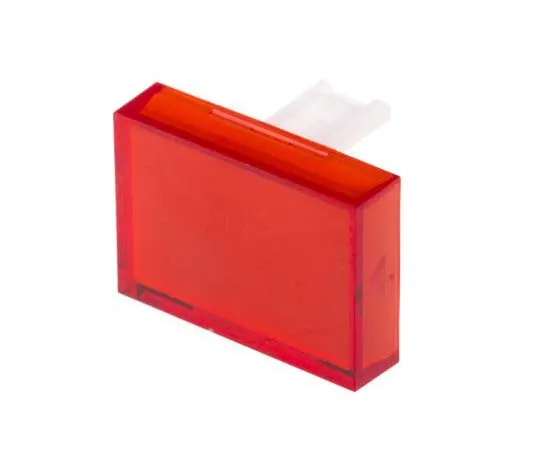 63-7793-67　Red Rectangular Push Button Lens for *** with SD16 Series　745-2584