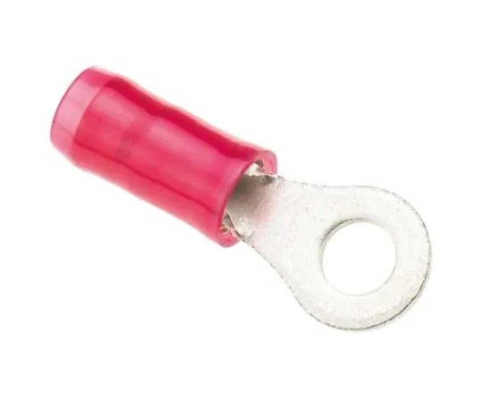63-7753-29　TE Connectivity PIDG Series Insulated Crimp Ring Terminal, M3.5 Stud Size, 0.26mm² to 1.65mm² Wire Size, Red　2-36151-2