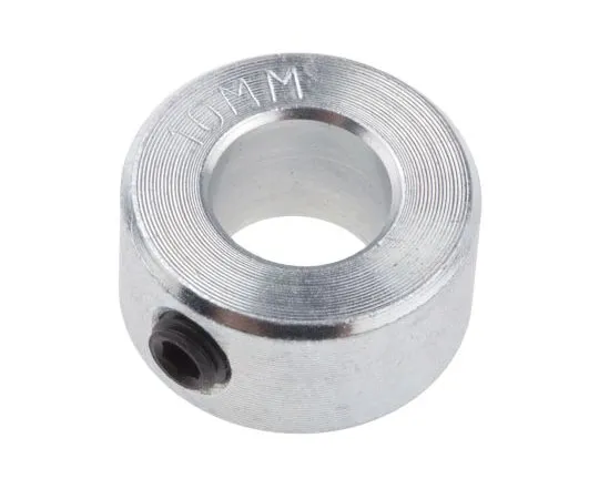 63-8030-37　RS PRO Collar One Piece Screw, Bore 10mm, OD 20mm, W 10mm, Steel　823-6954