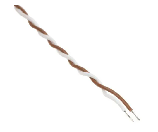 63-8032-60　Thermocouple & Extension Wire Type T, -75 → +260 °C 2 Core PTFE Sheath 10m　827-5817
