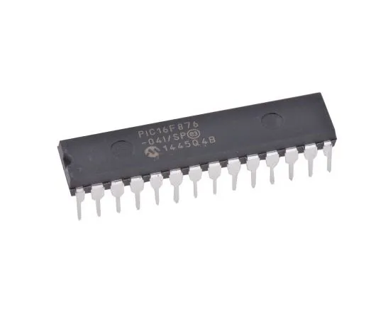 63-8030-79　Microchip PIC16F876-04I/SP, 8bit PIC Microcontroller, 20MHz, 8k x 14 words Flash, 28-Pin PDIP　PIC16F876-04I/SP
