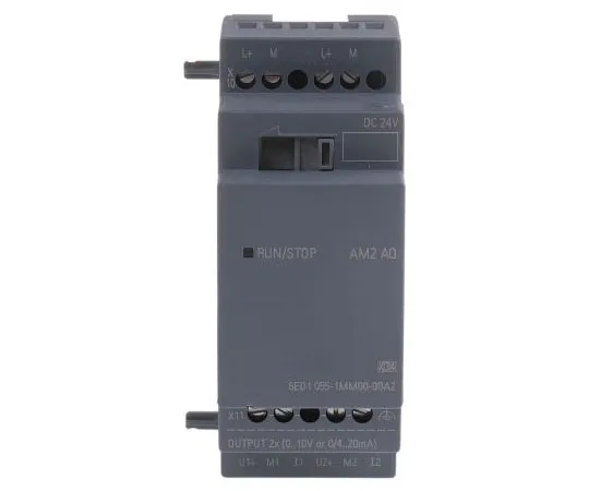 63-8030-98　Siemens LOGO! 8 Expansion Module, 24 V dc Analogue, 2 x Output Without Display　6ED1055-1MM00-0BA2