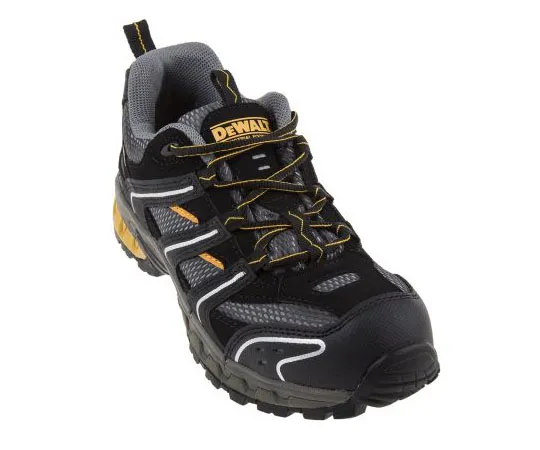 63-7996-98　DeWALT Cutter Black Steel Toe Men Safety Trainers, UK 7, US 8　Cutter/7