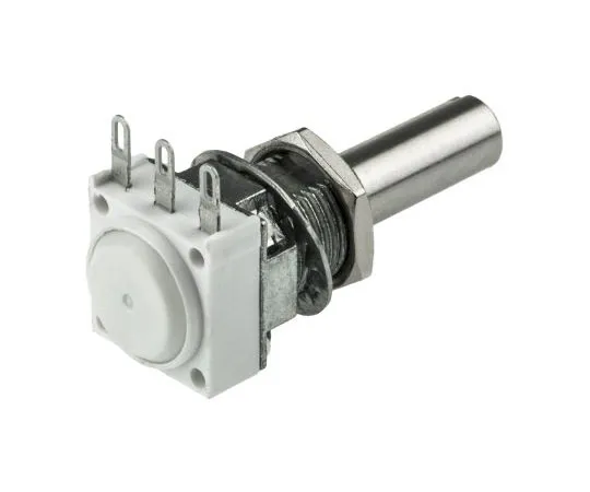63-7986-94　Vishay 1 Gang Rotary Cermet Potentiometer with a 6 mm Dia. Shaft, 5kΩ, ±10%, 1W, Linear P11S1V0FLSY00502KA　P11S1V0FLSY00502KA
