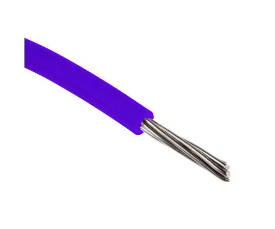 63-8050-65　RS PRO Purple Hook Up Wire UL3173, 0.33 mm², 600 V 22 AWG, 100m　874-0368