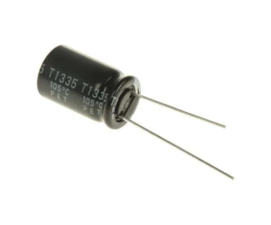 63-7764-34　Rubycon 1000μF 16V dc Aluminium Electrolytic Capacitor, Through Hole 10 (Dia.) x 16mm +105°C 10mm 5mm　16ZLJ1000M10X16