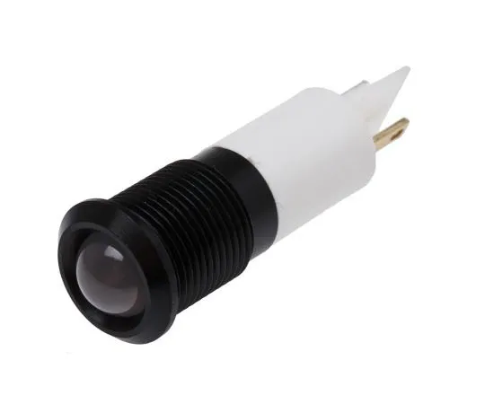 63-8041-93　RS PRO White Indicator, 220 V ac, 14mm Mounting Hole Size, Faston, Solder Lug Termination, IP67　848-4636