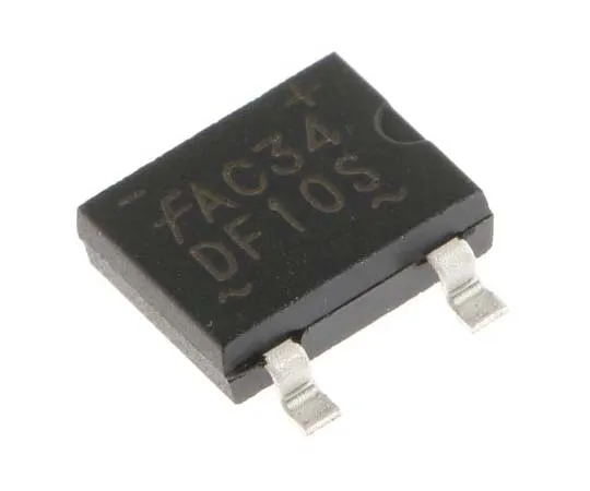 63-7812-33　ON Semiconductor DF005S, Bridge Rectifier, 1.5A 50V, 4-Pin SDIP　DF005S