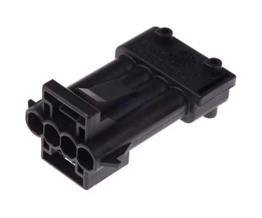 63-7752-79　TE Connectivity Timer Series, 4 Way Plug Housing, with Solder Termination Method　1-965261-1