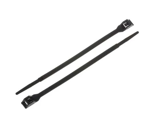 63-8047-04　RS PRO Black Nylon Double Locking Cable Tie Cable Tie, 180mm x 6 mm　865-9629