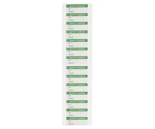 63-7809-18　RS PRO Adhesive Pre-Printed Adhesive Label-Safety Check-. Quantity: 140　758-7951