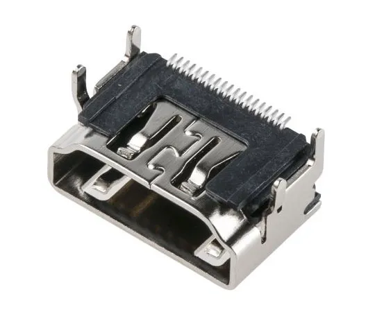 63-7958-61　HDMI receptacle SMT 90deg 19 way　10029449-001RLF