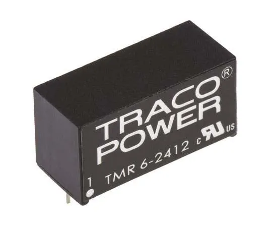 63-7805-55　TRACOPOWER TMR 6 6W Isolated DC-DC Converter Through Hole, Voltage in 18 → 36 V dc, Voltage out 12V dc　TMR 6-2412
